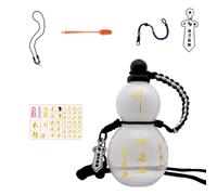 MALSSE Bottiglie d'acqua sportive uniche 800ML zucca bottiglia di sport con cinghia grande capacità vino all'aperto zucca