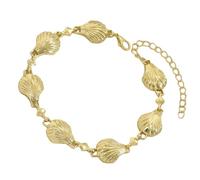 MALSSE Bracciali Impilabili Bracciali Gioielli Perline Riso Bead Charms Shell Gioielli Wom Versatile Shell