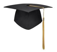 MALSSE Cappello da laurea accademico 2024 con frange unisex per la scuola universitaria