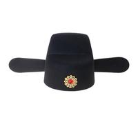 MALSSE Cappello tradizionale cinese degli imperatori della canzone per feste in costume cappello reale Tangzhuang Cosutme accessori copricapo tradizionale, I, aldult