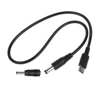 MALSSE Cavo USB C a 5,5 x 2,1 mm 3,5 x 1,35 mm per monitor Cine Telecamere ed elettronica Cavo di alimentazione rapido per dispositivi