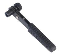 MALSSE Chiave a cricchetto in acciaio ad angolo retto da 1/4 di pollice 90 gradi cacciavite portatile chiave a manicotto strumento manuale per casa garage cacciavite manicotto strumento manuale