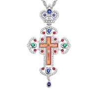 MALSSE Collana con ciondolo alla moda con ciondolo a catena, gioiello in lega, per feste quotidiane, accessorio religioso alla moda