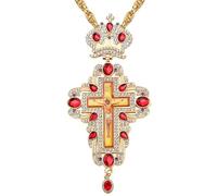 MALSSE Collana con ciondolo alla moda con ciondolo a catena, gioiello in lega, per feste quotidiane, accessorio religioso alla moda