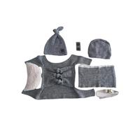 MALSSE Coperta avvolgente per neonati, per fotografia, per feste di nascita, morbida ed elastica, ideale come accessorio per fotografie
