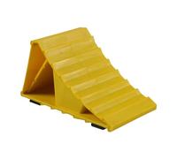 MALSSE Cunei per ruote per rimorchi da viaggio antiscivolo Heavy Duty giallo cuneo leggero tappi per auto camper cunei rimorchi camion auto