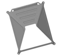 MALSSE Custodia protettiva in silicone antigraffio Protezione impermeabile per piatto Custodia antiurto grigio