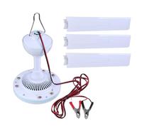 MALSSE DC12V Ventilatore da Soffitto 35''/41'' Hanging 3Leaves Hanging Tenda di Campeggio Per Ventilatore Esterno