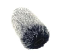 MALSSE Deadcat Slip On Microfoni Parabrezza Coperture Pelose Per Rode Go II Microfoni Riprese All'aperto Peloso Parabrezza Schiuma Protezioni Parabrezza