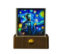 MALSSE Dinamico GIF Display Crystal Screen Con Worldwide Clock Currencys Tassi Prezzi E PC Systems Funzione Alta Trasparenti Monitor Del Computer