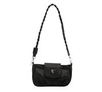 MALSSE Elegante borsa a pieghe nera morbida PU borsa ascellare borsa casual borsa a tracolla adatta per varie occasioni casual borsa a tracolla, Nero , One Size