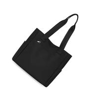 MALSSE Elegante borsa a tracolla impermeabile con scomparto spazioso e comoda tracolla per professionisti in viaggio borsa per libri con tasche con cerniera, Nero , One Size