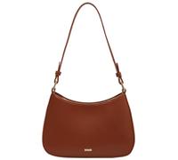 MALSSE Elegante borsa a tracolla in pelle PU borse ascellari tinta unita borsa a tracolla borsa per le donne che cercano moda unica borsa di moda quotidiana, Marrone, One Size