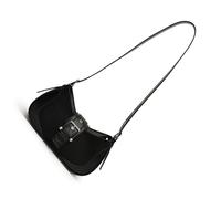 MALSSE Elegante borsa da donna sotto le ascelle retrò borsa a tracolla opaca patchwork disegni con ampio spazio borsa per essenziale borsa da donna alla moda, Nero , One Size