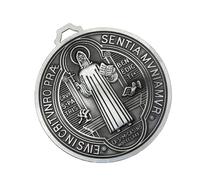 MALSSE Elegante ciondolo a forma di cerchio, accessorio religioso per cristiani, devoti e appassionati della cultura, simbolo sacro, Misura unica, come descritto, come descritto