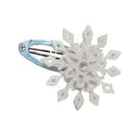 MALSSE Elegante fermaglio per capelli a forma di fiocco di neve con cristalli, per balletcore, mazzi di capelli, elegante e scintillante, accessorio per foto