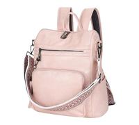MALSSE Elegante zaino da donna con grande capacità organizzativa zaino casual zaino da viaggio borsa a tracolla per viaggio zaino scuola, A