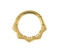MALSSE Eleganti anelli per setto nasale in acciaio inossidabile per piercing all'orecchio alla moda per cartilagine dell'orecchio gioielli per il corpo in acciaio inossidabile, Grande, come descritto