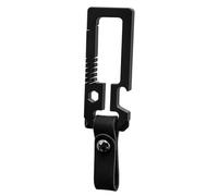 MALSSE Fibbie in metallo Fibbie in vita Moschettone Antiperso Clip Outdoor Tool Holder con apribottiglie Cacciavite Facile da usare Lega Portachiavi Clip