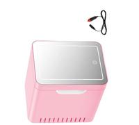 MALSSE Frigorifero cosmetico amichevole di viaggio 4L che evidenzia l'azione silenziosa e la forte costruzione ABS attraente guarnizione frigorifero cosmetico dell'automobile