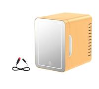 MALSSE Frigorifero cosmetico amichevole di viaggio 4L che evidenzia l'azione silenziosa e la forte costruzione ABS attraente guarnizione frigorifero cosmetico dell'automobile