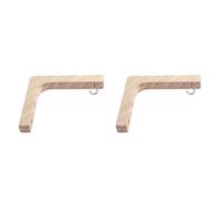 MALSSE Gancio multiuso in legno per sostenere più fioriere da appendere all'interno e all'esterno design salvaspazio