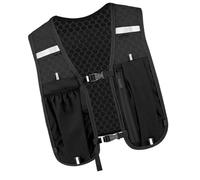 MALSSE Gilet da corsa riflettente con sacca d'acqua con supporto per telefono Zaini da corsa leggeri regolabili per uomo donna gilet sportivo all'aperto con tasche