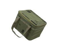 MALSSE Grande Capacità 30L/42L Pieghevole Campeggio Scatola di Immagazzinaggio Impermeabile Oxford Organizzatori in Tessuto per Cucina All'aperto Escursionismo Spallacci Regolabile Borsa Picnic, Verde