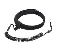 MALSSE Guinzaglio per tavola da surf TPU a spirale molla in vita corda diritta surf board guinzagli elastici morbidi surf guinzaglio a spirale resistenza all'usura