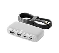 MALSSE Hub 4 in 1 di tipo C PD65W/PD25W/PD10W Ricarica e 480Mbps Dati USB C Blocco di ricarica USB 4Port Stazione di ricarica