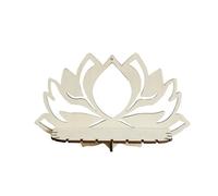 MALSSE Mensola sospesa da parete, in legno, intagliata, con motivo floreale, per decorare la stanza e conservare la mensola in legno