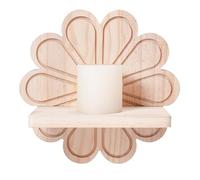 MALSSE Mensole da parete in legno in stile bohémien, con design elegante, ideali per soggiorno, camera da letto, decorazione per l'organizzazione della casa