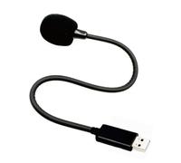 MALSSE Microfono USB C a collo d'oca per computer portatile microfoni esterni per videoconferenze portatili