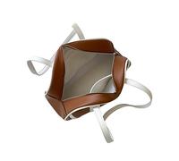 MALSSE Moda Contrasto Colore Borsa A Tracolla Elegante Delle Donne Coreane DELL'UNITÀ di elaborazione Borsa Ascellare In Pelle Per Shopping Viaggi E Date, Marrone, One Size