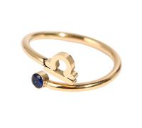 MALSSE Moda Zircone Costellazioni Anelli Aperti Regolabile Elegante Unico Impilabile Gioielli Regali di Compleanno Dolce Unico Regolabile Finger Jewelry, Misura unica, come descritto, come descritto