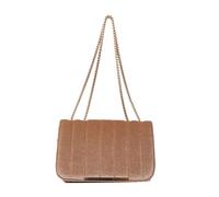 MALSSE Pochette da donna Piccola borsa quadrata semplice borsa a tracolla moda tracolla a catena messaggeri femminile casual crossbody donna frizione casual spalla semplice tracolla a catena
