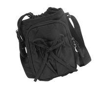 MALSSE Porta Bottiglia D'acqua In Nylon Con Tracolla Portabottiglie D'acqua Imbracature Borsa Con Tasca Del Telefono Borsa A Tracolla Unisex Originale Hydrobags Holder Strap, Nero , One Size