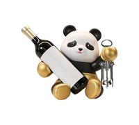 MALSSE Portabottiglie di vino con panda aggiunge un tocco artistico al soggiorno, decorazione per ufficio, vino, donne, panda