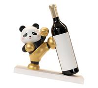 MALSSE Portabottiglie di vino con panda aggiunge un tocco artistico al soggiorno, decorazione per ufficio, vino, donne, panda