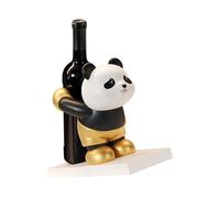 MALSSE Portabottiglie di vino con panda aggiunge un tocco artistico al soggiorno, decorazione per ufficio, vino, donne, panda