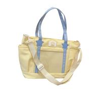 MALSSE Pratica borsa in nylon con tracolla regolabile borsa alla moda e pratica per uso quotidiano scuola pendolarismo shopping ufficio borsa a tracolla, Giallo, One Size
