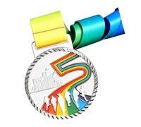 MALSSE Premio di sport della scuola della competizione di sport delle medaglie del metallo con il nastro per le medaglie della ricompensa della concorrenza