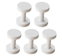 MALSSE Set di 5 ganci per porta, design di grande capacità, accessori per appendere accappatoi in luffa, cappotti, cappelli in bagno o all'interno della doccia. Gancio decorativo