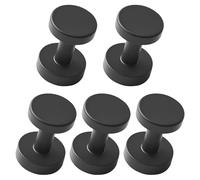 MALSSE Set di 5 ganci per porta, design di grande capacità, accessori per appendere accappatoi in luffa, cappotti, cappelli in bagno o all'interno della doccia. Gancio decorativo
