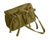 MALSSE Spaziosa borsa a tracolla per lavoro, viaggi e fitness, borsa casual essenziale in nylon con manico superiore borse alla moda per pendolarismo sofisticato complemento per outfit, Verde, One