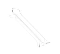 MALSSE Supporto per altoparlante elegante base di stoccaggio in acrilico con piedini antiscivolo per posizionamento desktop Base di stoccaggio in acrilico