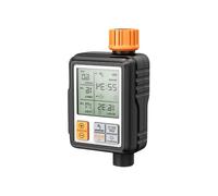 MALSSE Timer dell'acqua programmabile per giardino domestico Ciclo regolabile Intervallo di 15 giorni Sensori di pioggia Dispositivo di irrigazione a batteria Controller di irrigazione moderno per