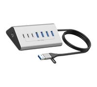 MALSSE USB Hun 7/10 Port Splitter USB3.0 Tipo C Hub Trasmissione ad alta velocità Tipo C Hub Espansione Laptop Accessori per Computer
