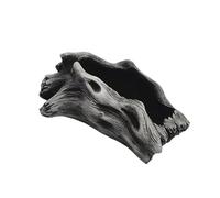 MALSSE Vasi da fiori artificiali in legno naturale vasi da fiori secchi rustici ceppi fioriera disposizione per decorazioni domestiche legno simulato