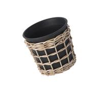 MALSSE Vasi da fiori per interni, cesto intrecciato in rattan, cesto per piante, contenitore decorativo per fattoria